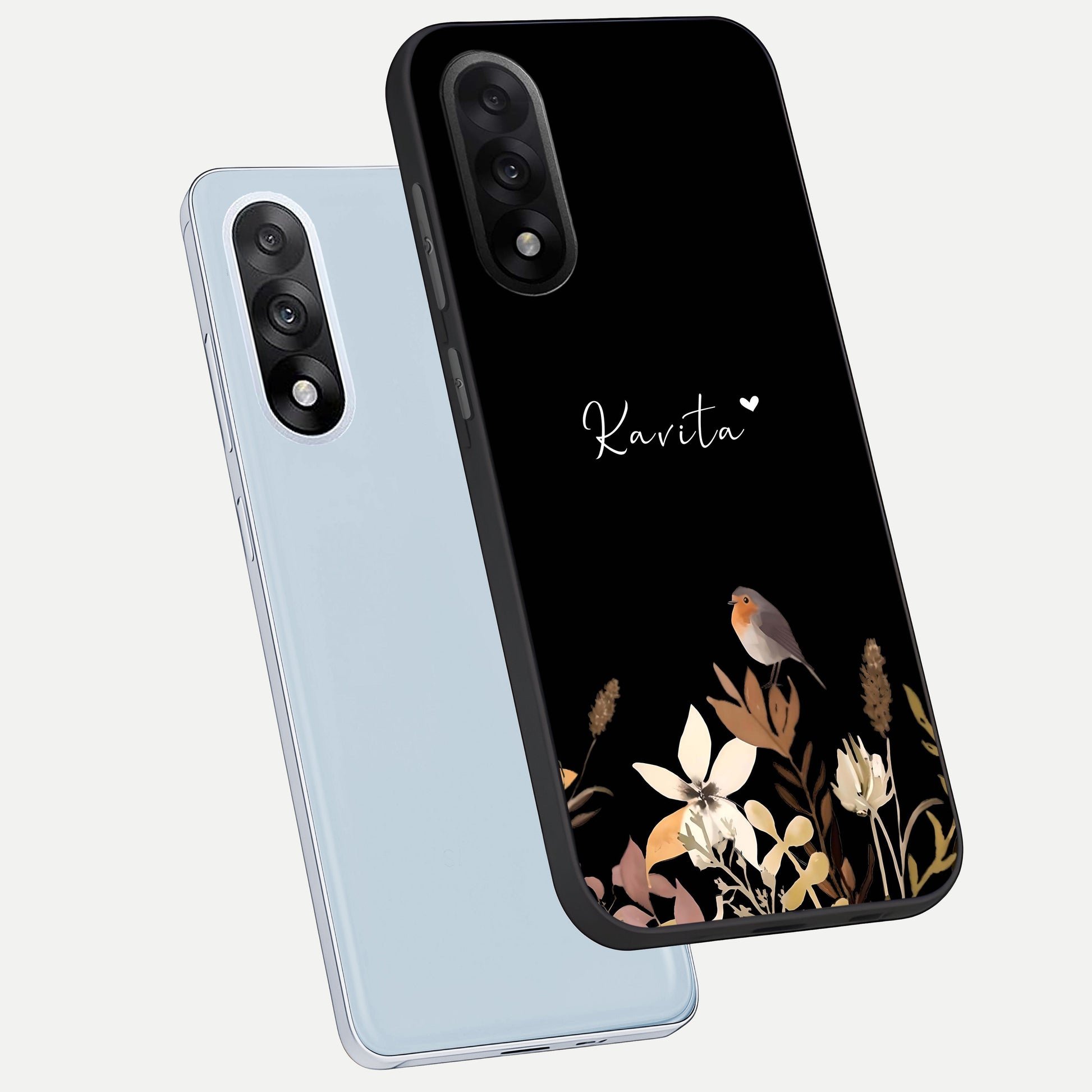  Quiet Garden Tune Custom Name phone case For Oneplus Nord 5 showing premium glass back cover with detailed artwork