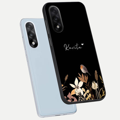  Quiet Garden Tune Custom Name phone case For Oneplus Nord 5 showing premium glass back cover with detailed artwork