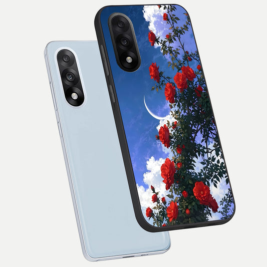  Rose Drift Flowers phone case For Oneplus Nord 5 showing premium glass back cover with detailed artwork