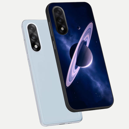  Saturn Ring Mystique phone case For Oneplus Nord 5 showing premium glass back cover with detailed artwork