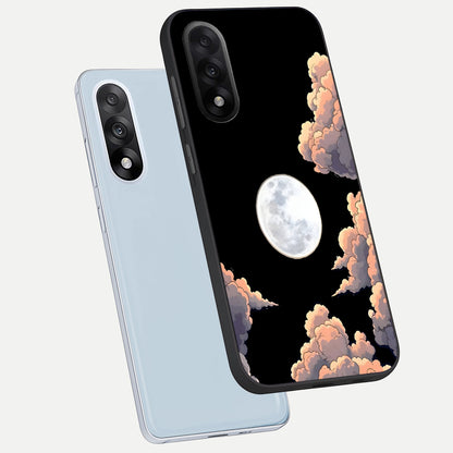  Shade Cloud Moon phone case For Oneplus Nord 5 showing premium glass back cover with detailed artwork