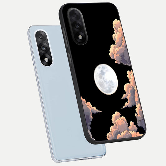  Shade Cloud Moon phone case For Oneplus Nord 5 showing premium glass back cover with detailed artwork