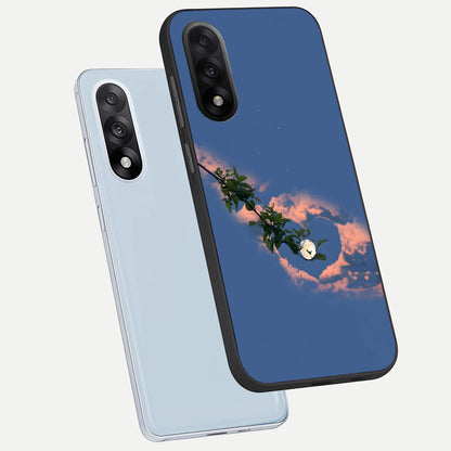 Sky Under Tree phone case For Oneplus Nord 5 showing premium glass back cover with detailed artwork