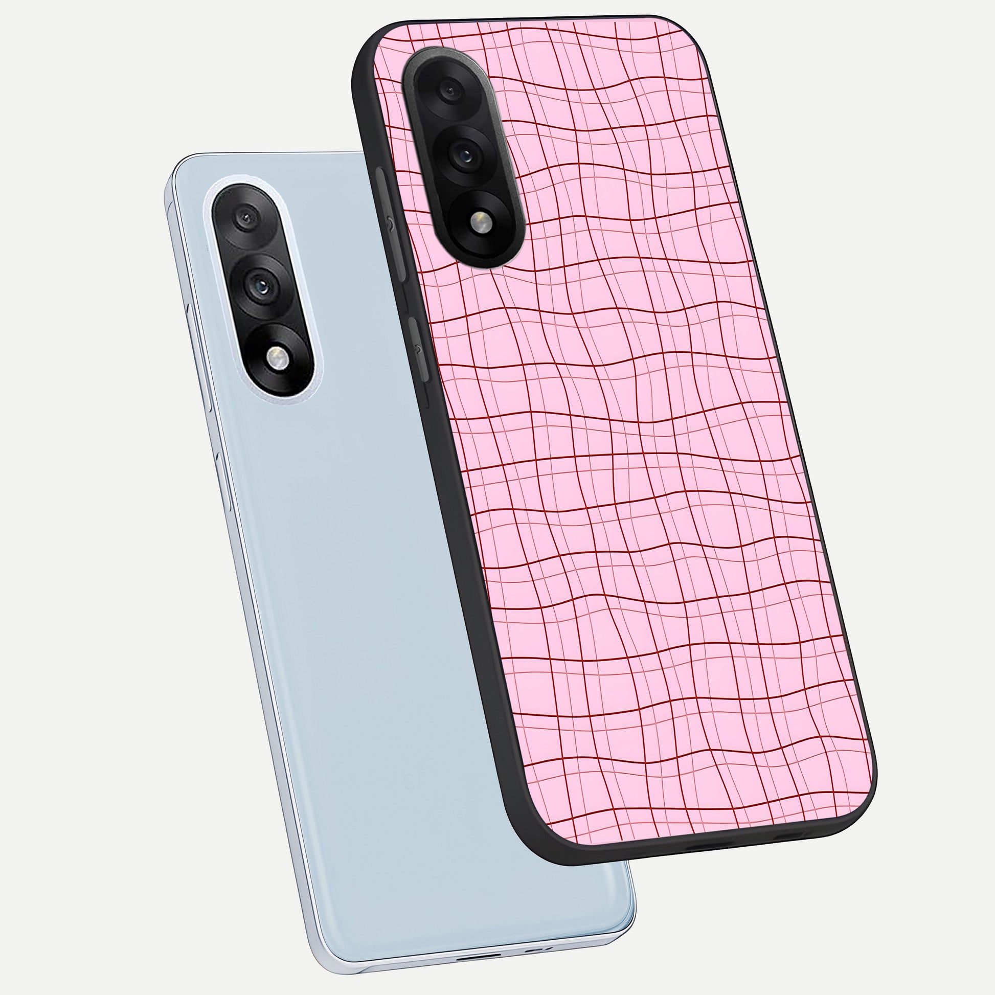  Soft Grid Bliss phone case For Oneplus Nord 5 showing premium glass back cover with detailed artwork