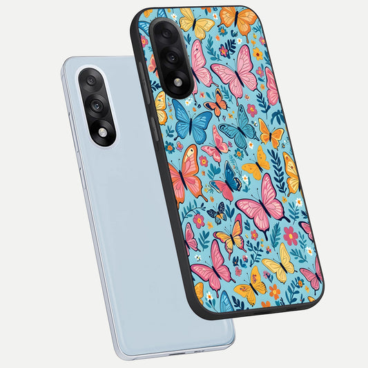  Spring Wing Garden phone case For Oneplus Nord 5 showing premium glass back cover with detailed artwork