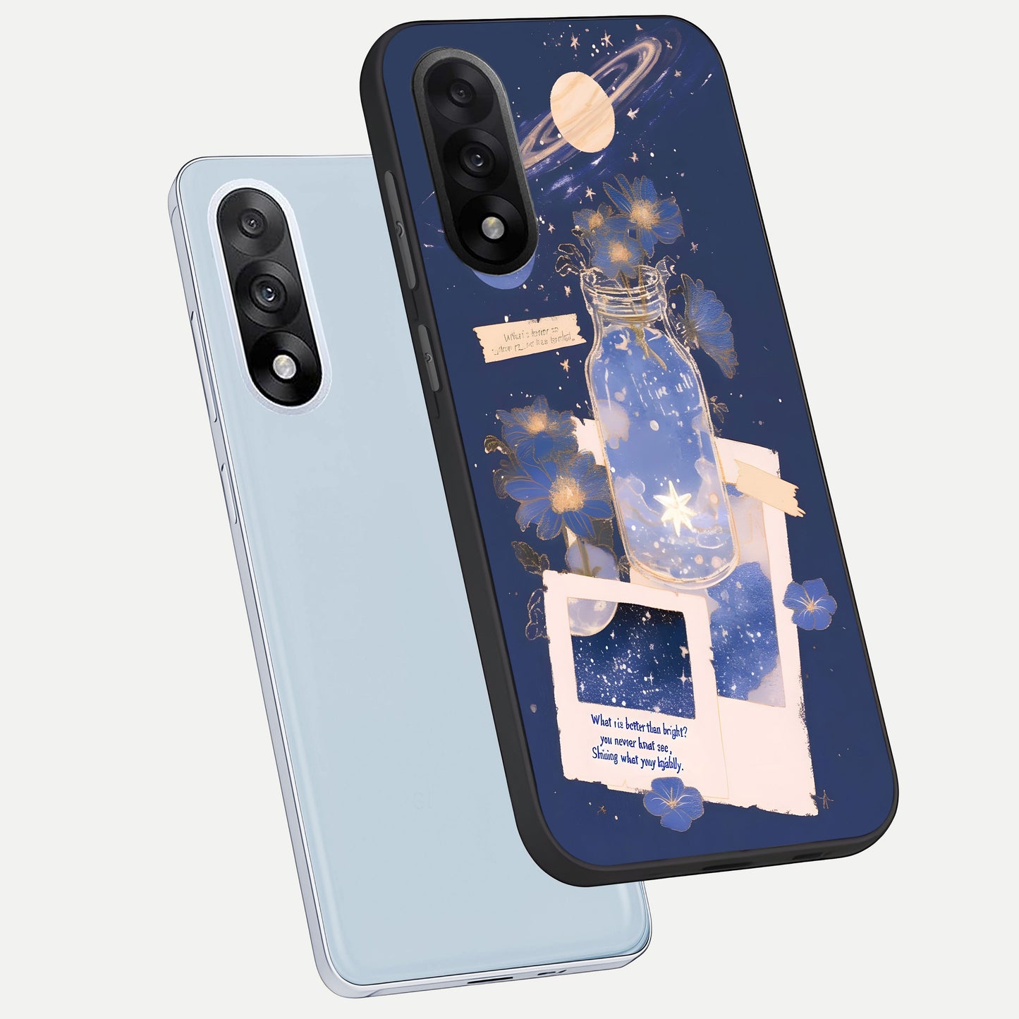  Starlit Cosmic Jar phone case For Oneplus Nord 5 showing premium glass back cover with detailed artwork