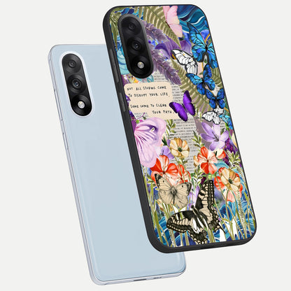  Storm Path Bloom phone case For Oneplus Nord 5 showing premium glass back cover with detailed artwork