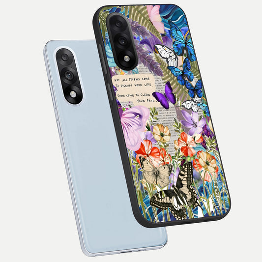  Storm Path Bloom phone case For Oneplus Nord 5 showing premium glass back cover with detailed artwork