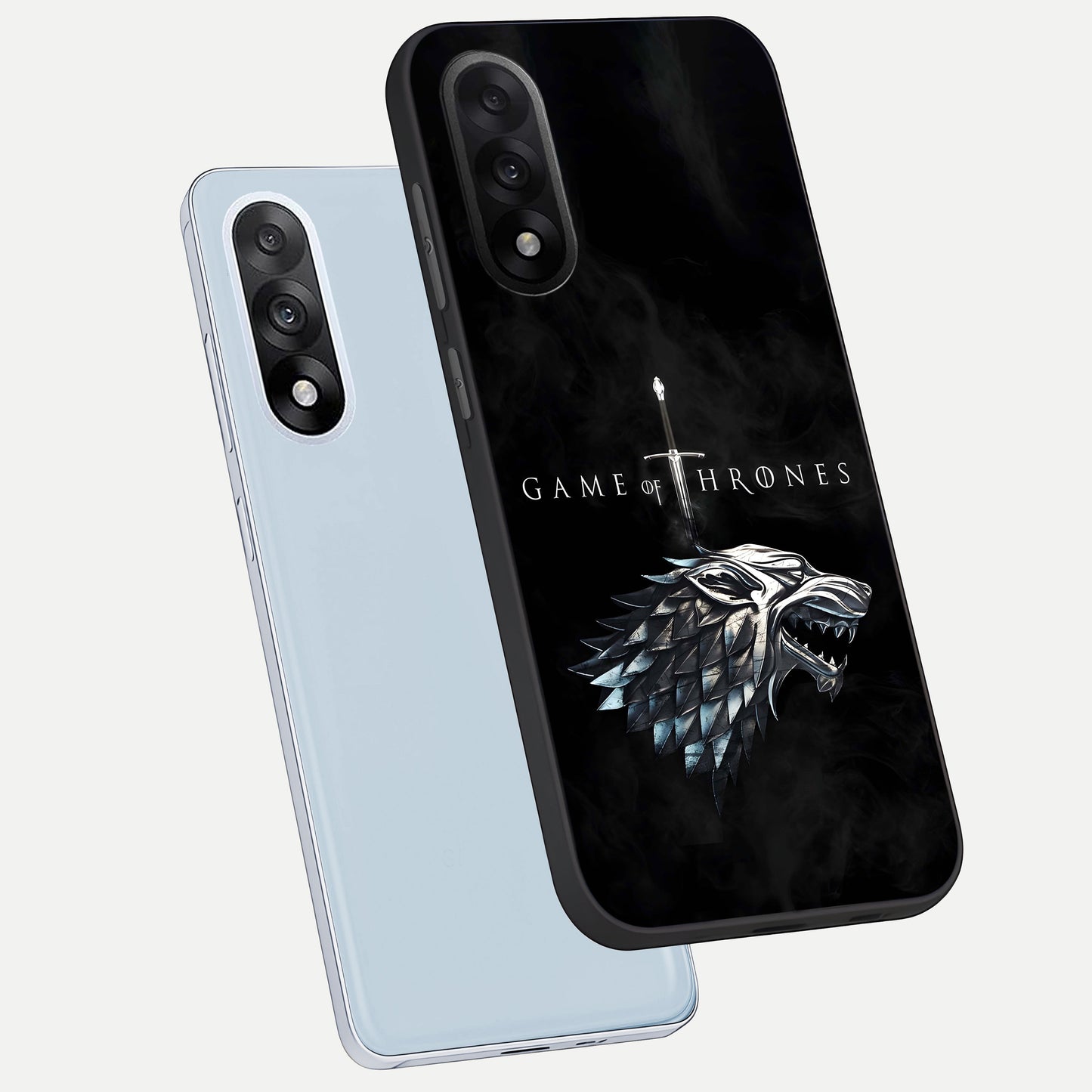  Throne Wolf Legacy phone case For Oneplus Nord 5 showing premium glass back cover with detailed artwork