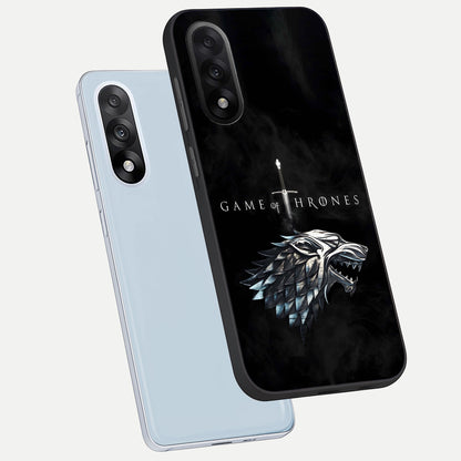  Throne Wolf Legacy phone case For Oneplus Nord 5 showing premium glass back cover with detailed artwork