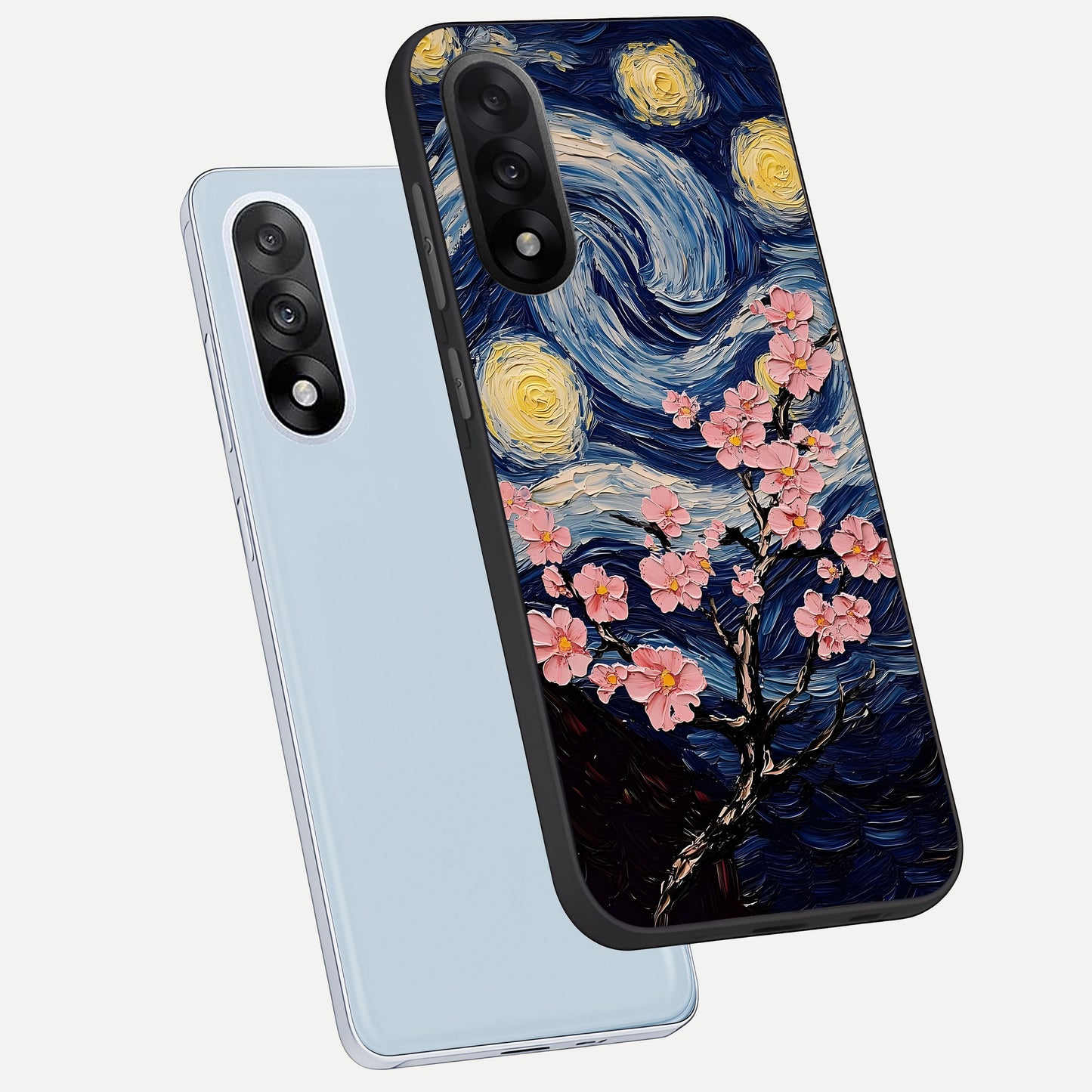  Van Gogh Scenery phone case For Oneplus Nord 5 showing premium glass back cover with detailed artwork
