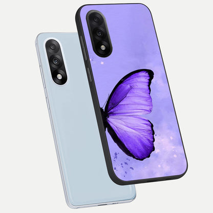  Violet Dream Wing phone case For Oneplus Nord 5 showing premium glass back cover with detailed artwork