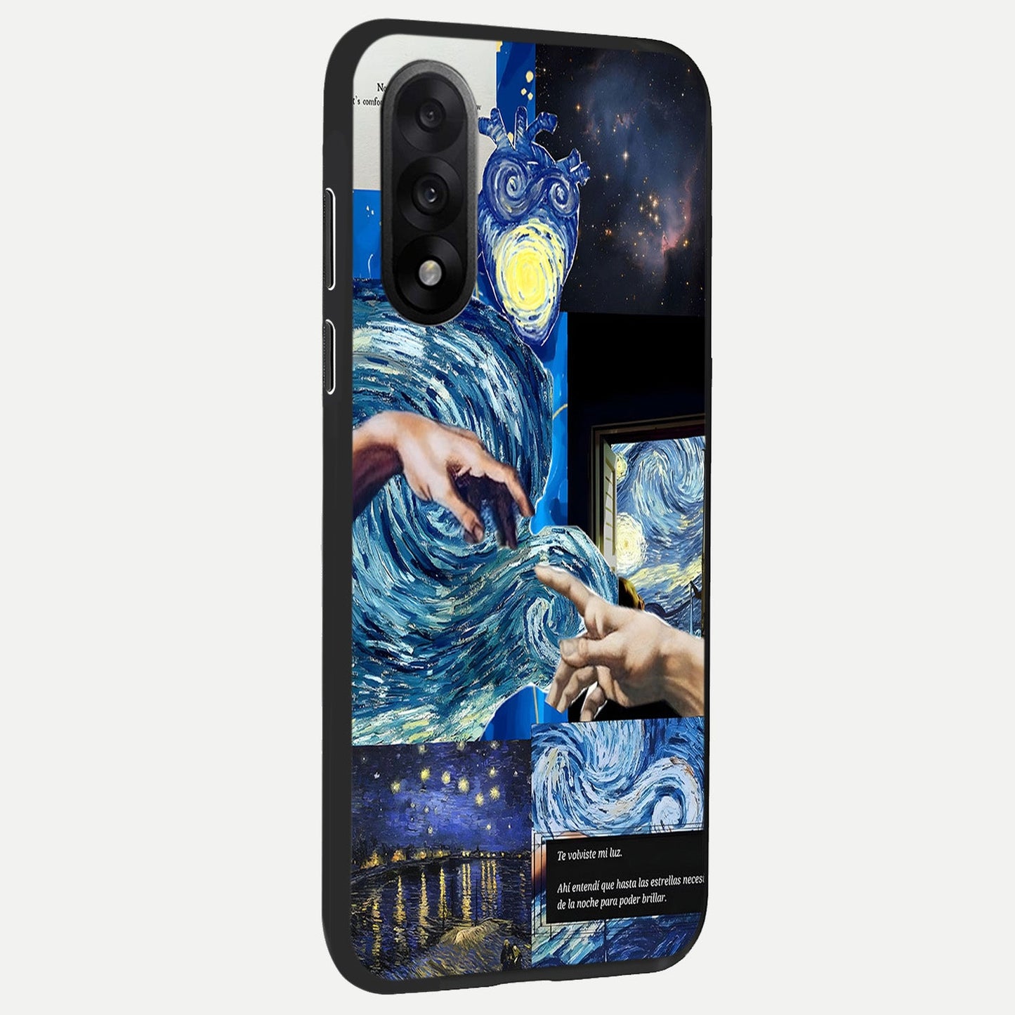  Aesthetic Vando Hands back cover For Oneplus Nord 5 slim fit glass case with vibrant aesthetic design