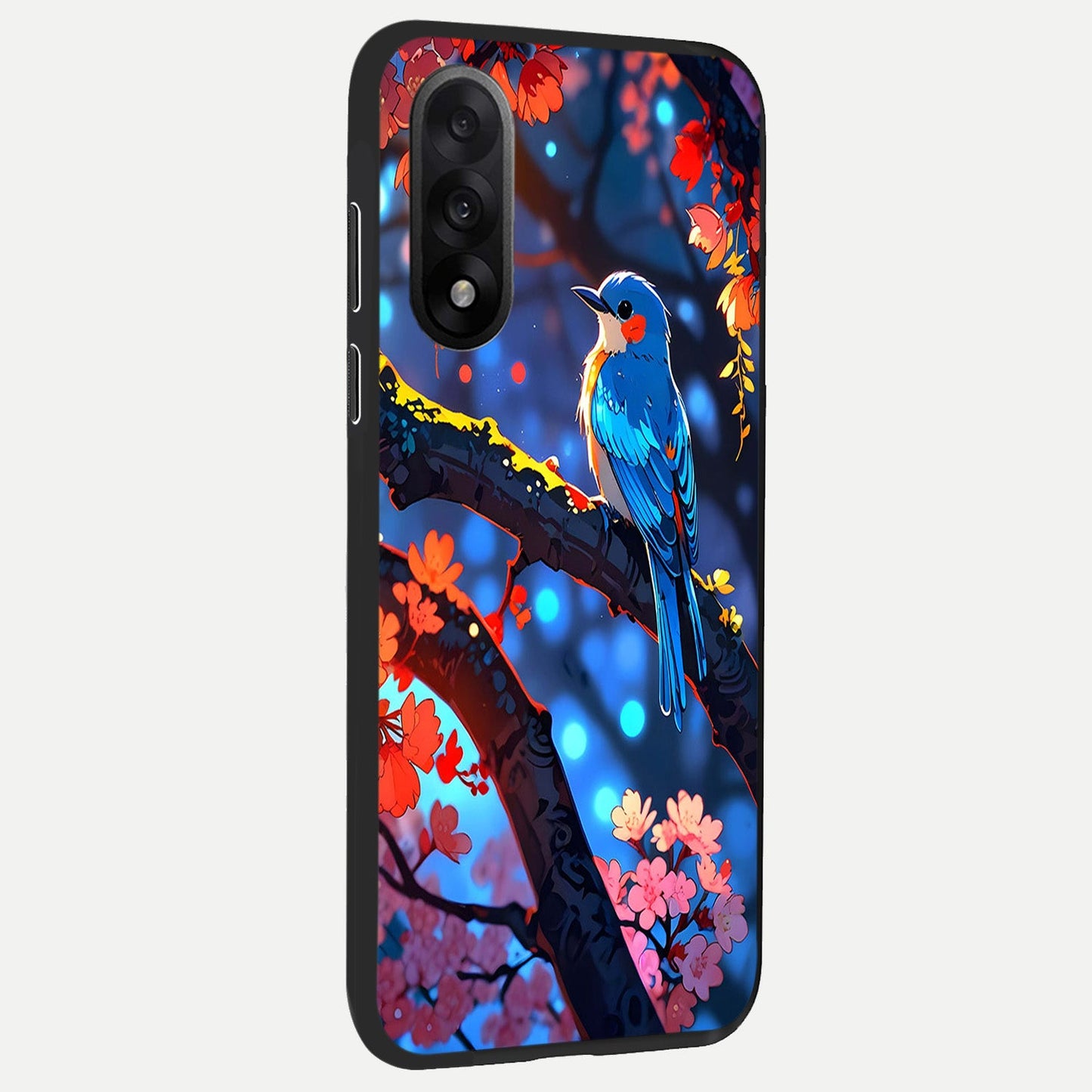  Blooming Water Drift back cover For Oneplus Nord 5 slim fit glass case with vibrant aesthetic design