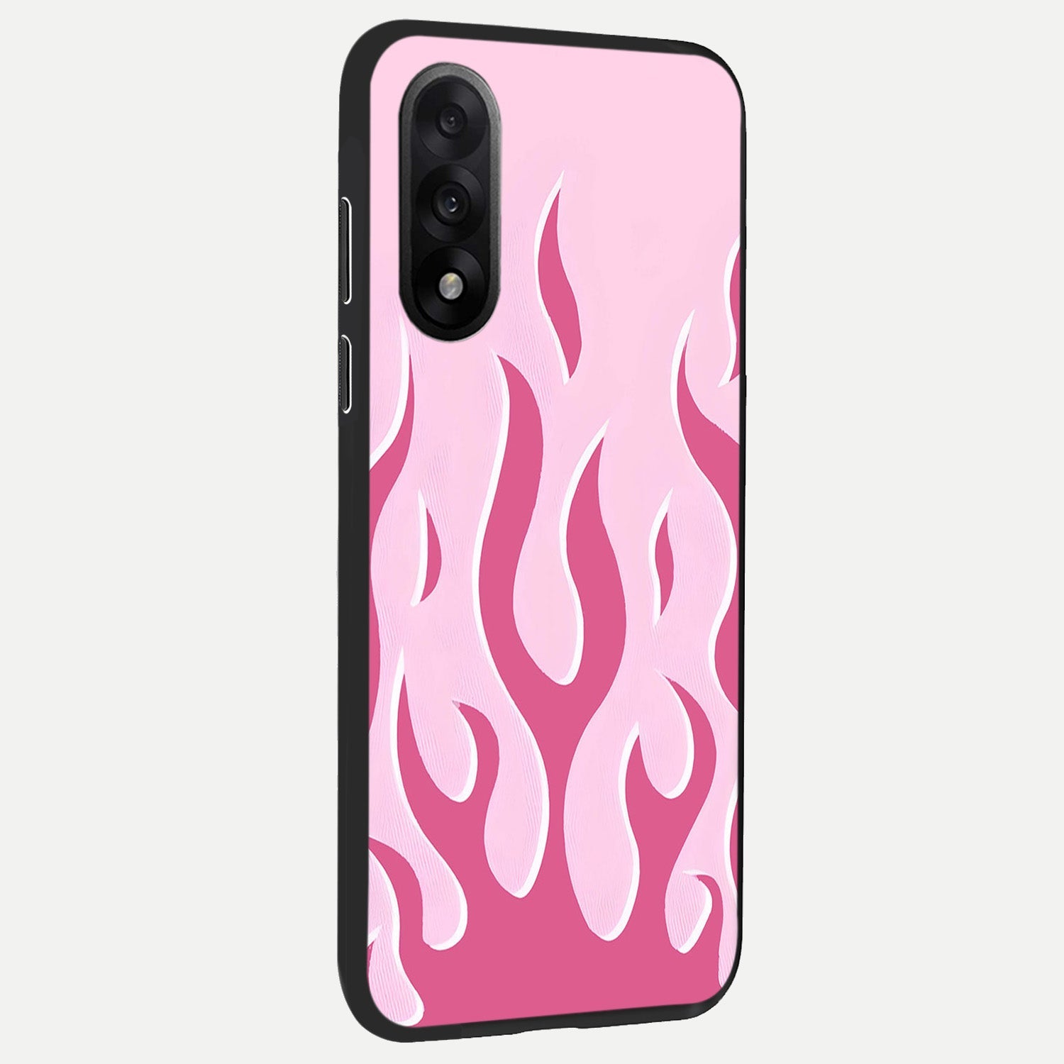  Blush Flame Energy back cover For Oneplus Nord 5 slim fit glass case with vibrant aesthetic design