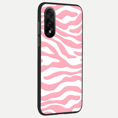  Blush Zebra Flow back cover For Oneplus Nord 5 slim fit glass case with vibrant aesthetic design