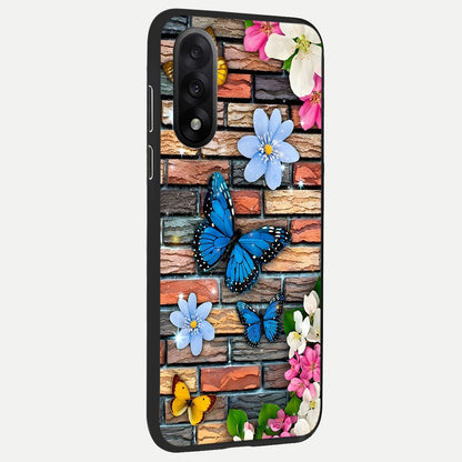  Brick Bloom Flight back cover For Oneplus Nord 5 slim fit glass case with vibrant aesthetic design