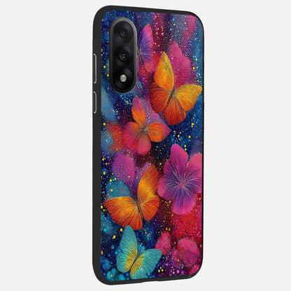  Butterfly Dream Mist back cover For Oneplus Nord 5 slim fit glass case with vibrant aesthetic design
