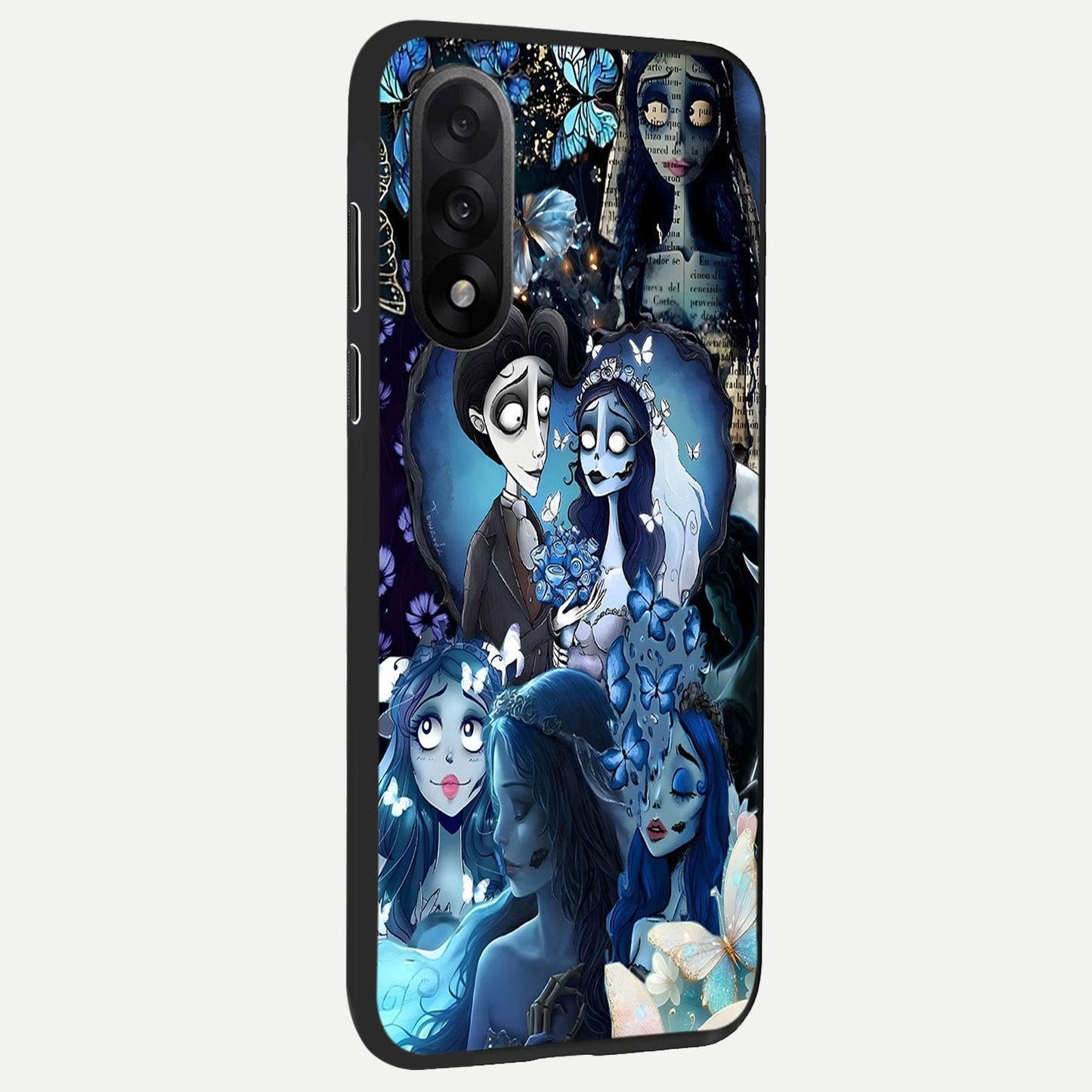  Butterfly Ghost Soul back cover For Oneplus Nord 5 slim fit glass case with vibrant aesthetic design