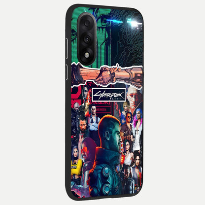  CYBERPUNK Legacy back cover For Oneplus Nord 5 slim fit glass case with vibrant aesthetic design