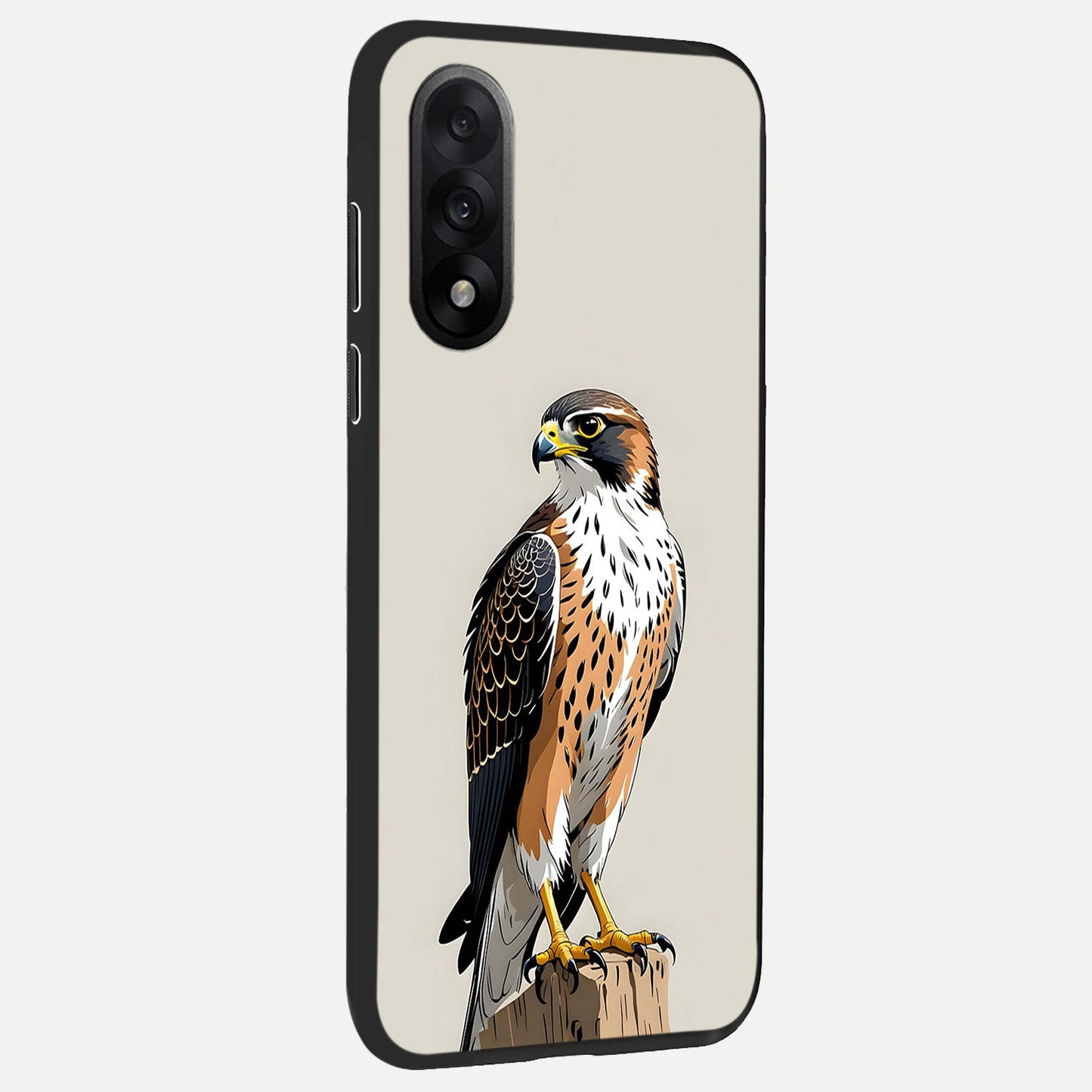  Clever Eagle back cover For Oneplus Nord 5 slim fit glass case with vibrant aesthetic design