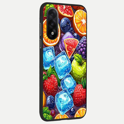  Colorful Fruits with Ice back cover For Oneplus Nord 5 slim fit glass case with vibrant aesthetic design