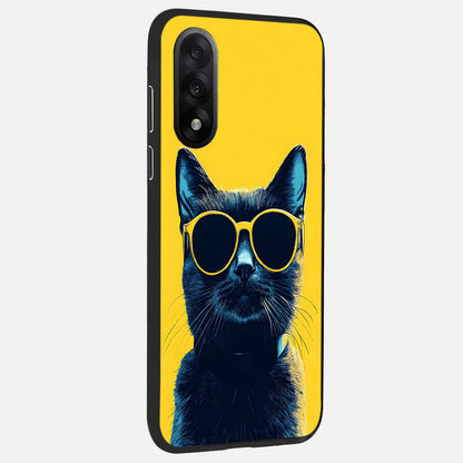  Cool Cat Vibes back cover For Oneplus Nord 5 slim fit glass case with vibrant aesthetic design