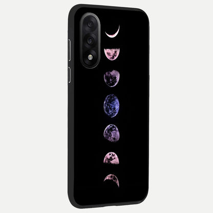  Crimson All Planets back cover For Oneplus Nord 5 slim fit glass case with vibrant aesthetic design