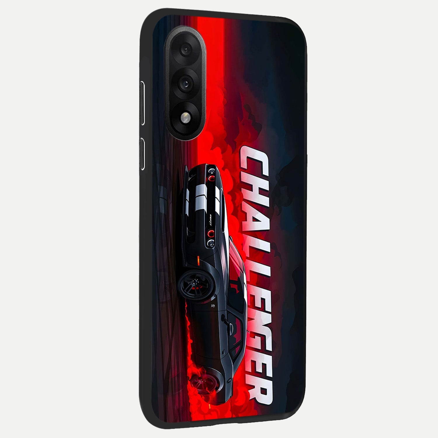  Crimson Challenger Fury back cover For Oneplus Nord 5 slim fit glass case with vibrant aesthetic design