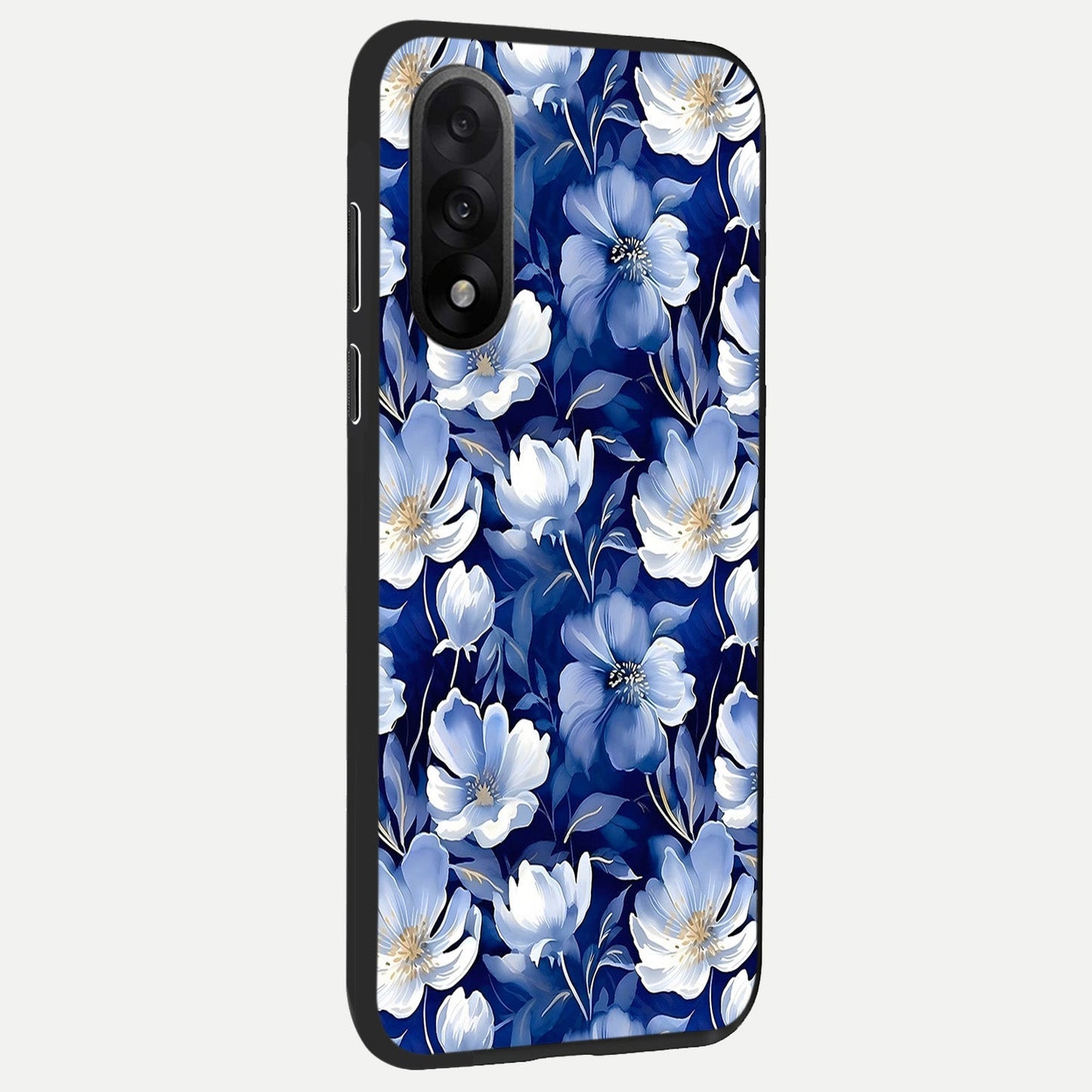  Cute Floral Patterns back cover For Oneplus Nord 5 slim fit glass case with vibrant aesthetic design
