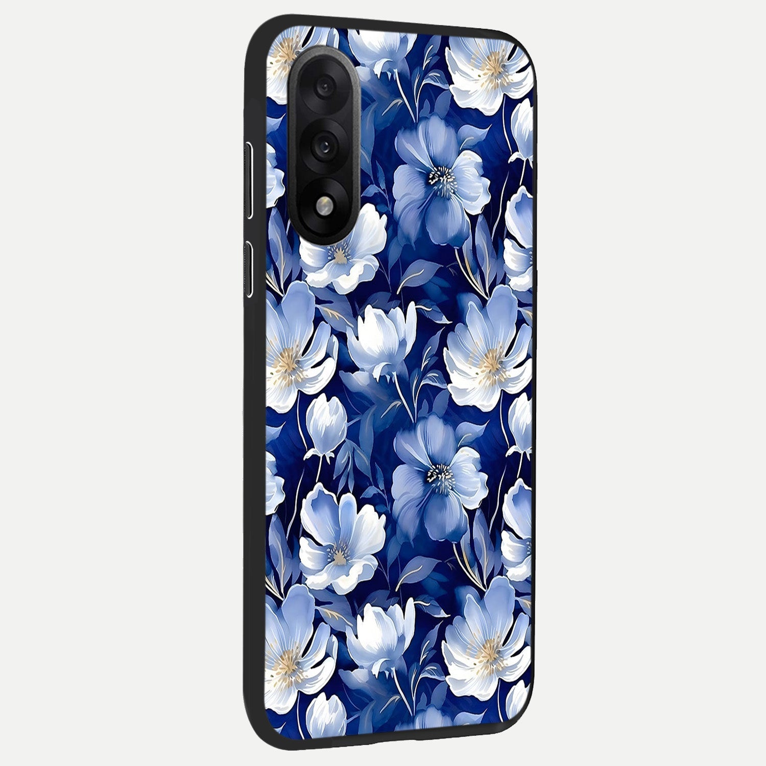  Cute Floral Patterns back cover For Oneplus Nord 5 slim fit glass case with vibrant aesthetic design