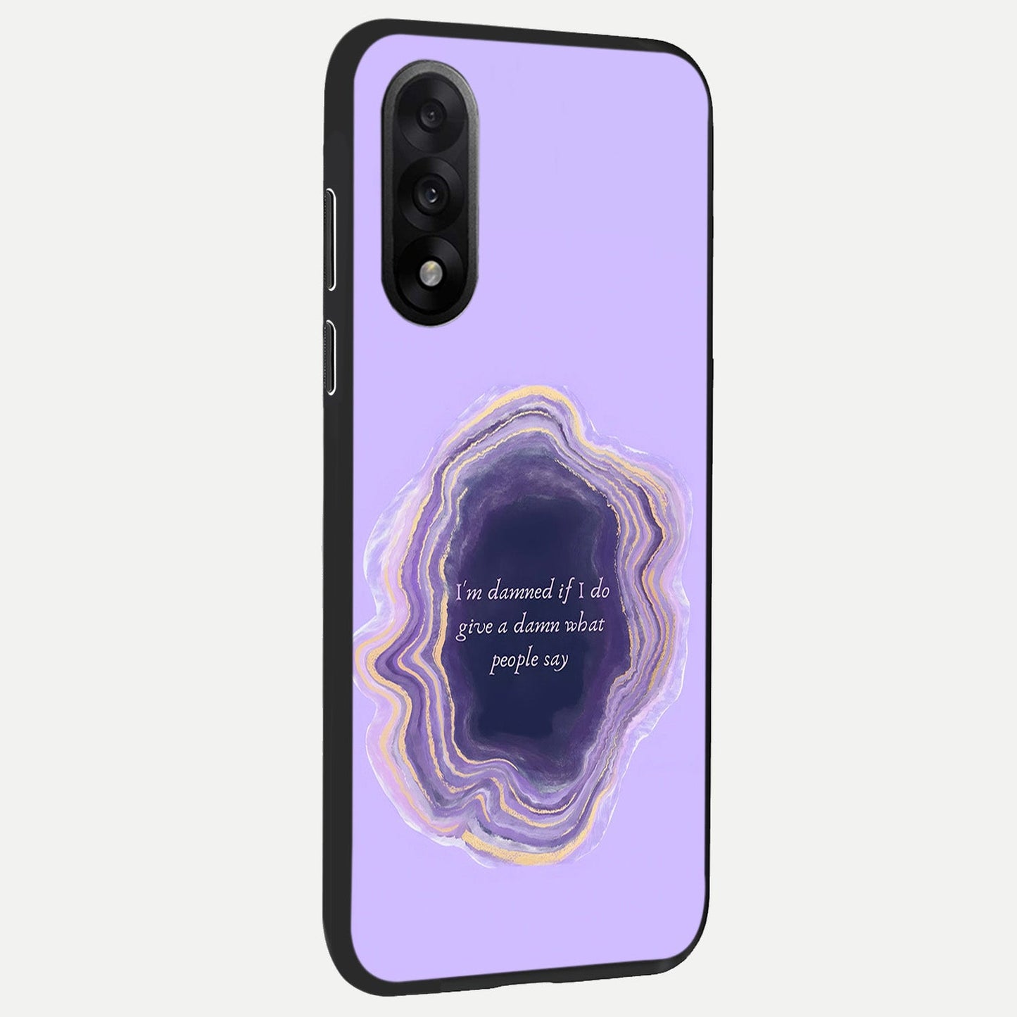  Damned People Quote back cover For Oneplus Nord 5 slim fit glass case with vibrant aesthetic design