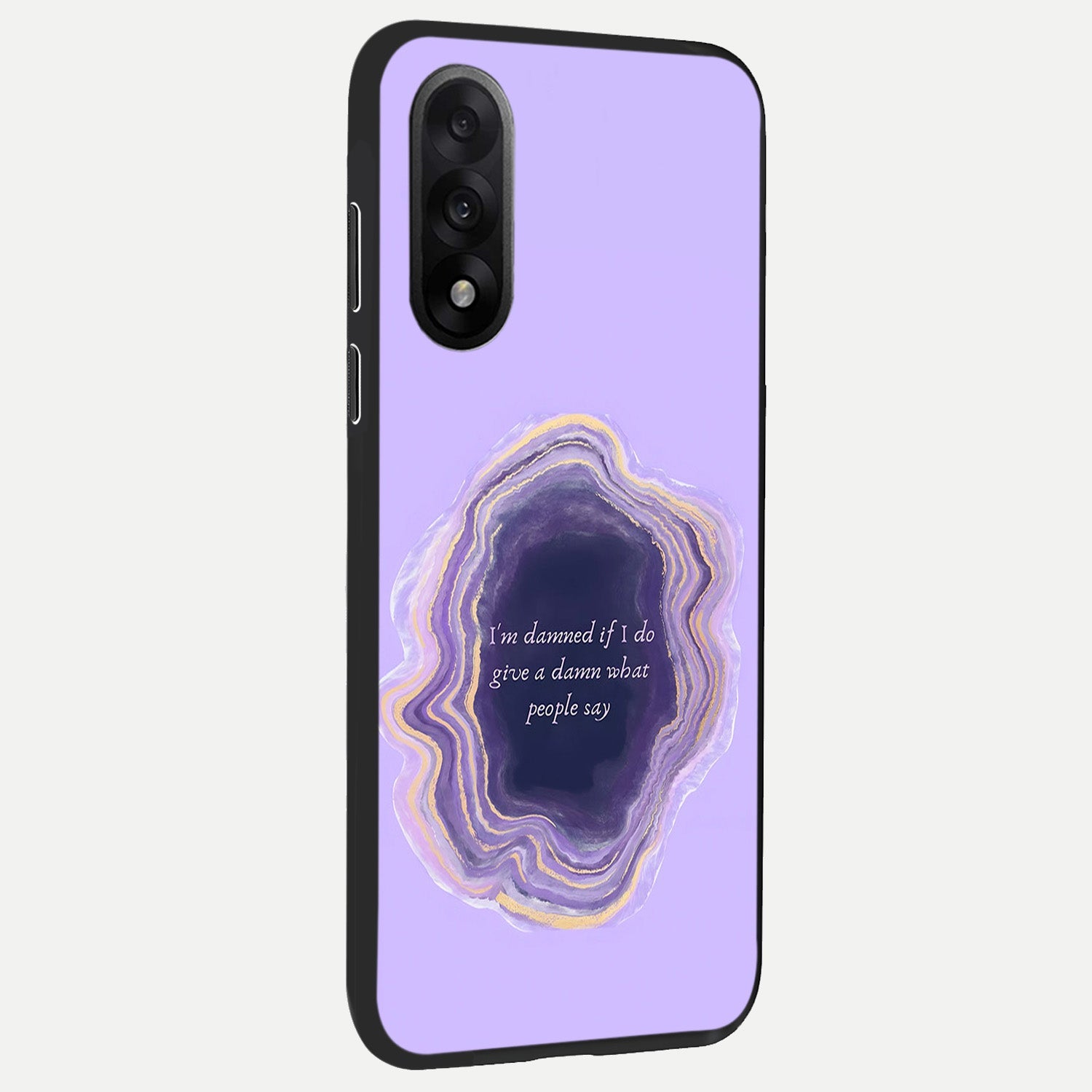  Damned People Quote back cover For Oneplus Nord 5 slim fit glass case with vibrant aesthetic design