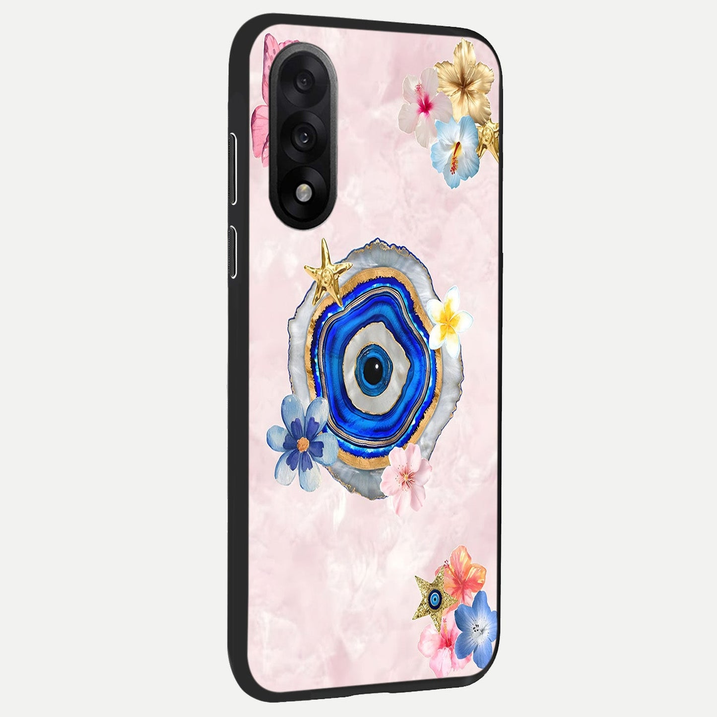  Divine Aura Bloom back cover For Oneplus Nord 5 slim fit glass case with vibrant aesthetic design