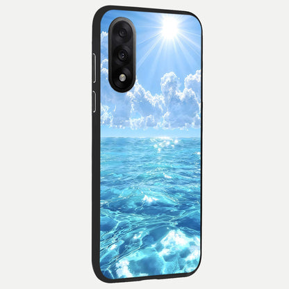  Endless Ocean Horizon back cover For Oneplus Nord 5 slim fit glass case with vibrant aesthetic design