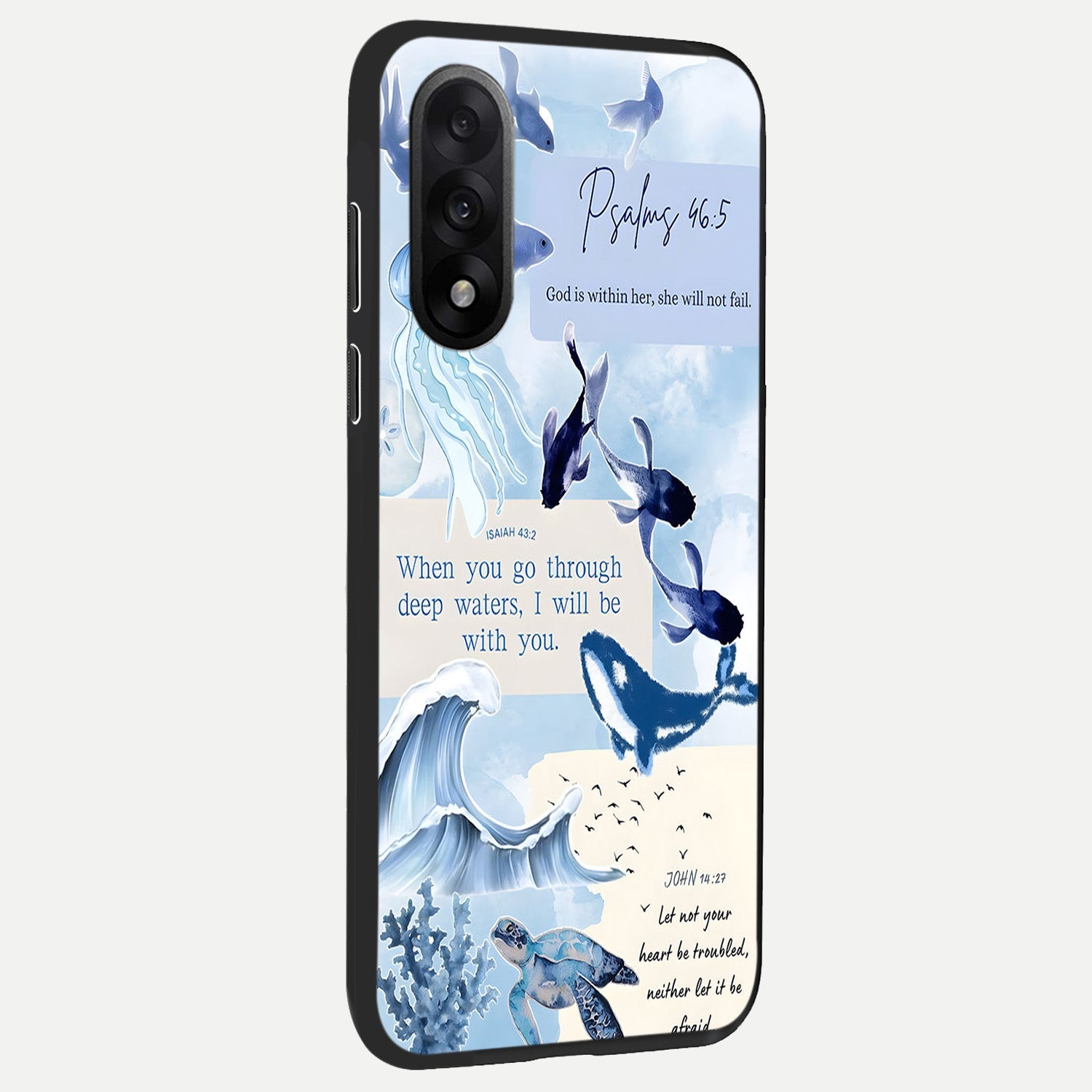  Faithful Ocean Promise back cover For Oneplus Nord 5 slim fit glass case with vibrant aesthetic design