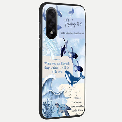  Faithful Ocean Promise back cover For Oneplus Nord 5 slim fit glass case with vibrant aesthetic design