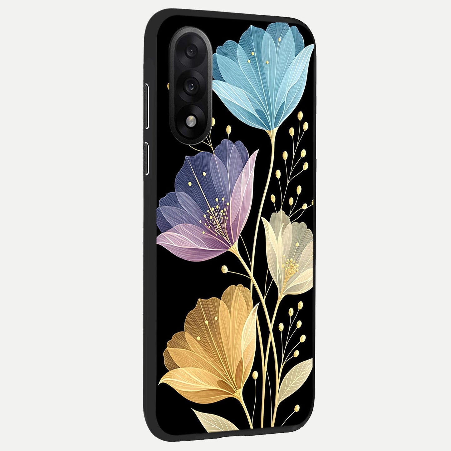  Flower Bloom Glow back cover For Oneplus Nord 5 slim fit glass case with vibrant aesthetic design