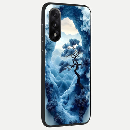  Frozen Serenity Gate back cover For Oneplus Nord 5 slim fit glass case with vibrant aesthetic design