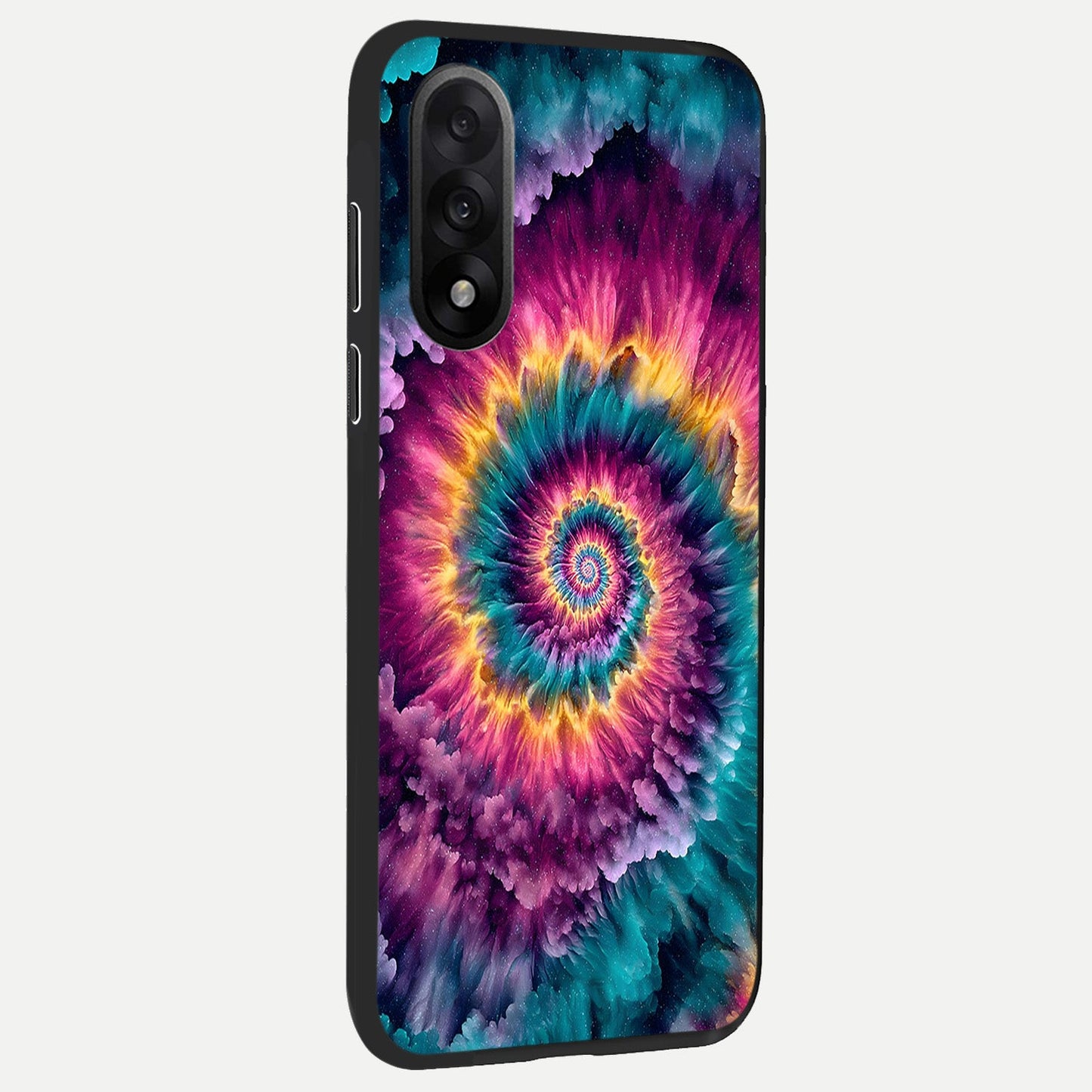  Galactic Spiral Burst back cover For Oneplus Nord 5 slim fit glass case with vibrant aesthetic design