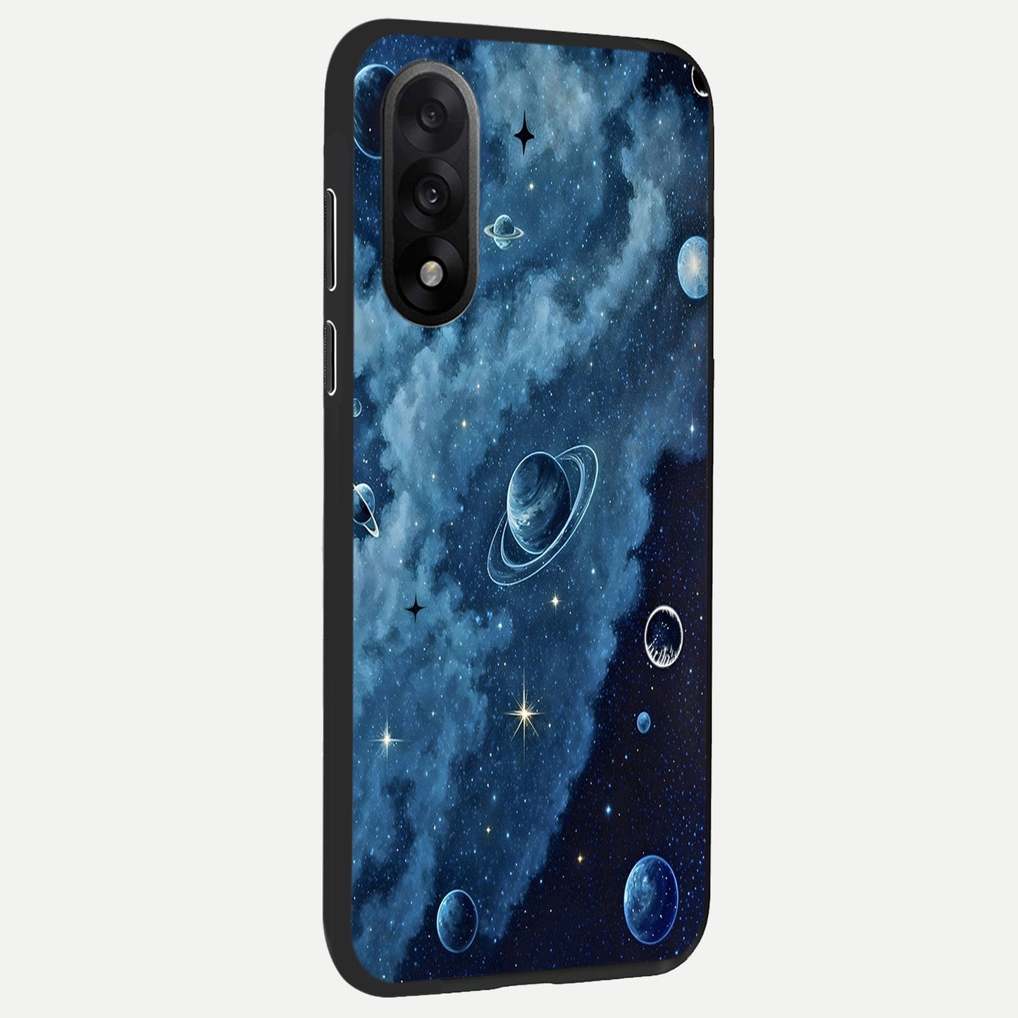  Galaxy Dream Space back cover For Oneplus Nord 5 slim fit glass case with vibrant aesthetic design