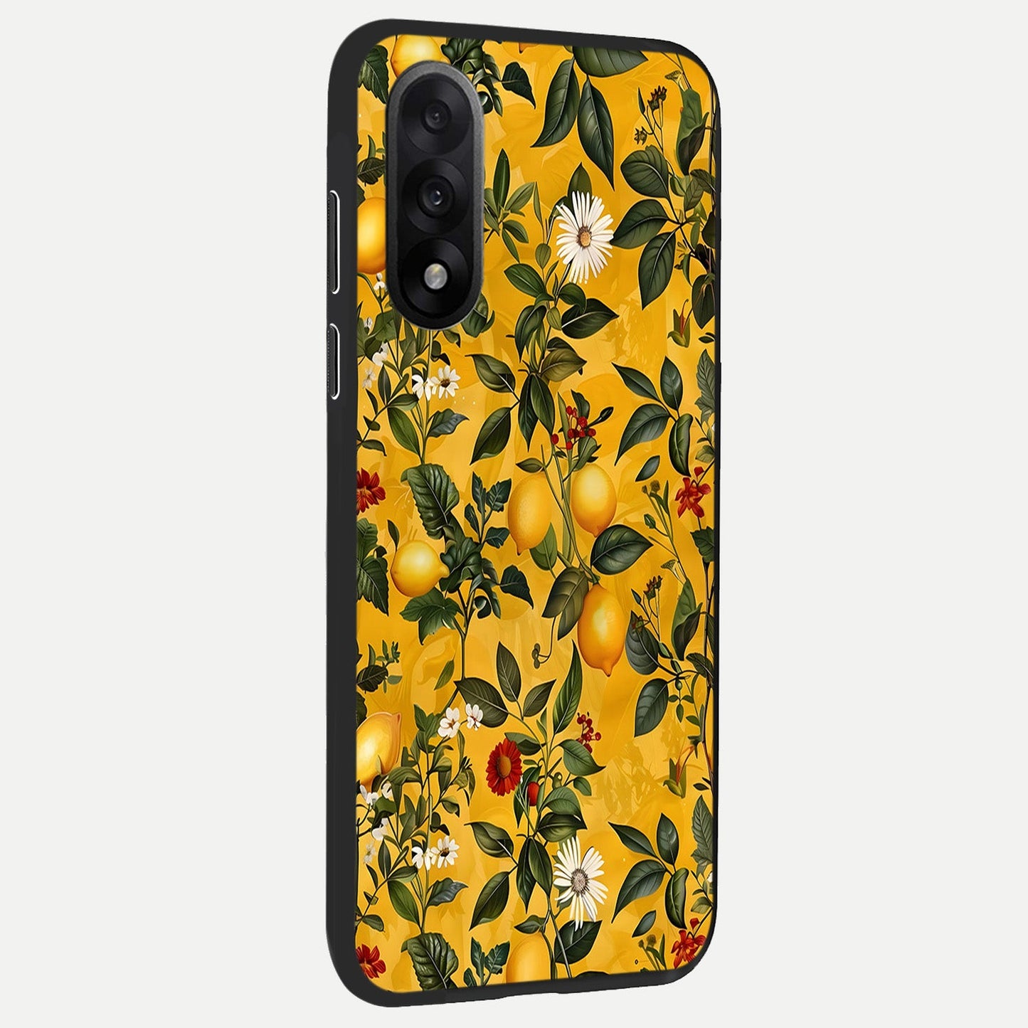  Golden Lemon Field back cover For Oneplus Nord 5 slim fit glass case with vibrant aesthetic design