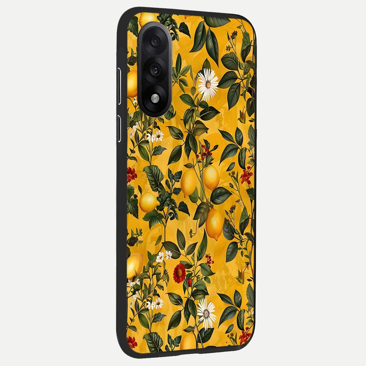  Golden Lemon Field back cover For Oneplus Nord 5 slim fit glass case with vibrant aesthetic design