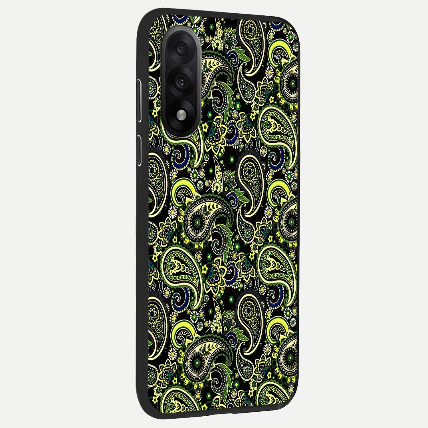  Green Lemon back cover For Oneplus Nord 5 slim fit glass case with vibrant aesthetic design