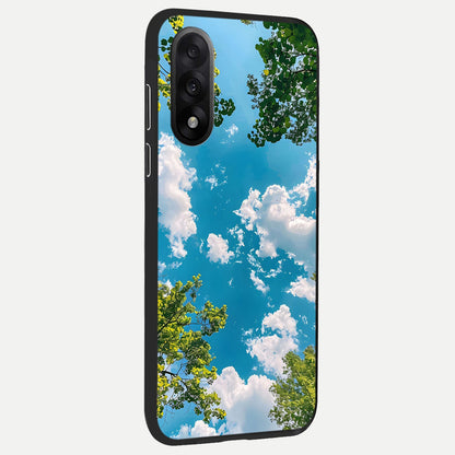  Green Moon Energy back cover For Oneplus Nord 5 slim fit glass case with vibrant aesthetic design