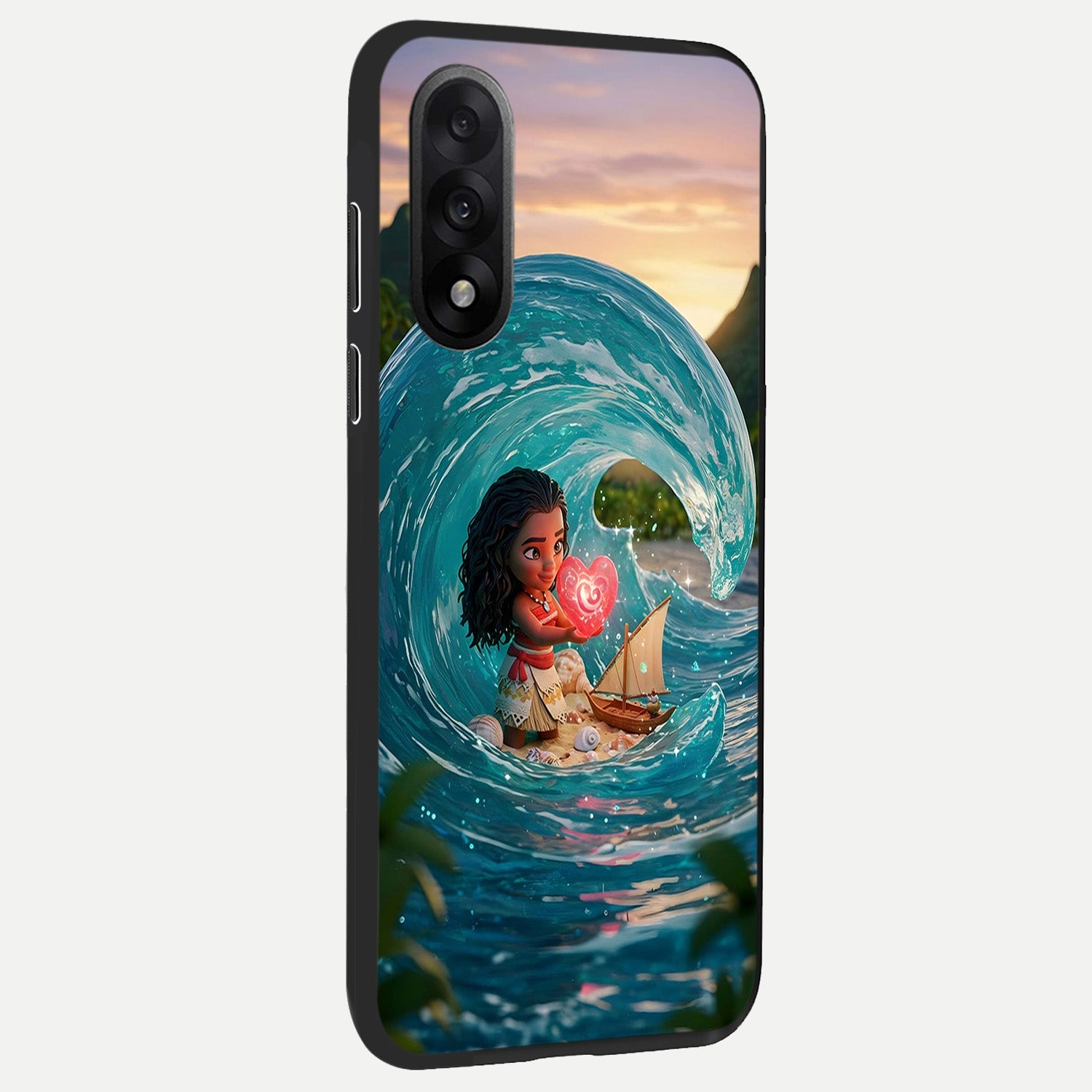  Heart of Ocean back cover For Oneplus Nord 5 slim fit glass case with vibrant aesthetic design