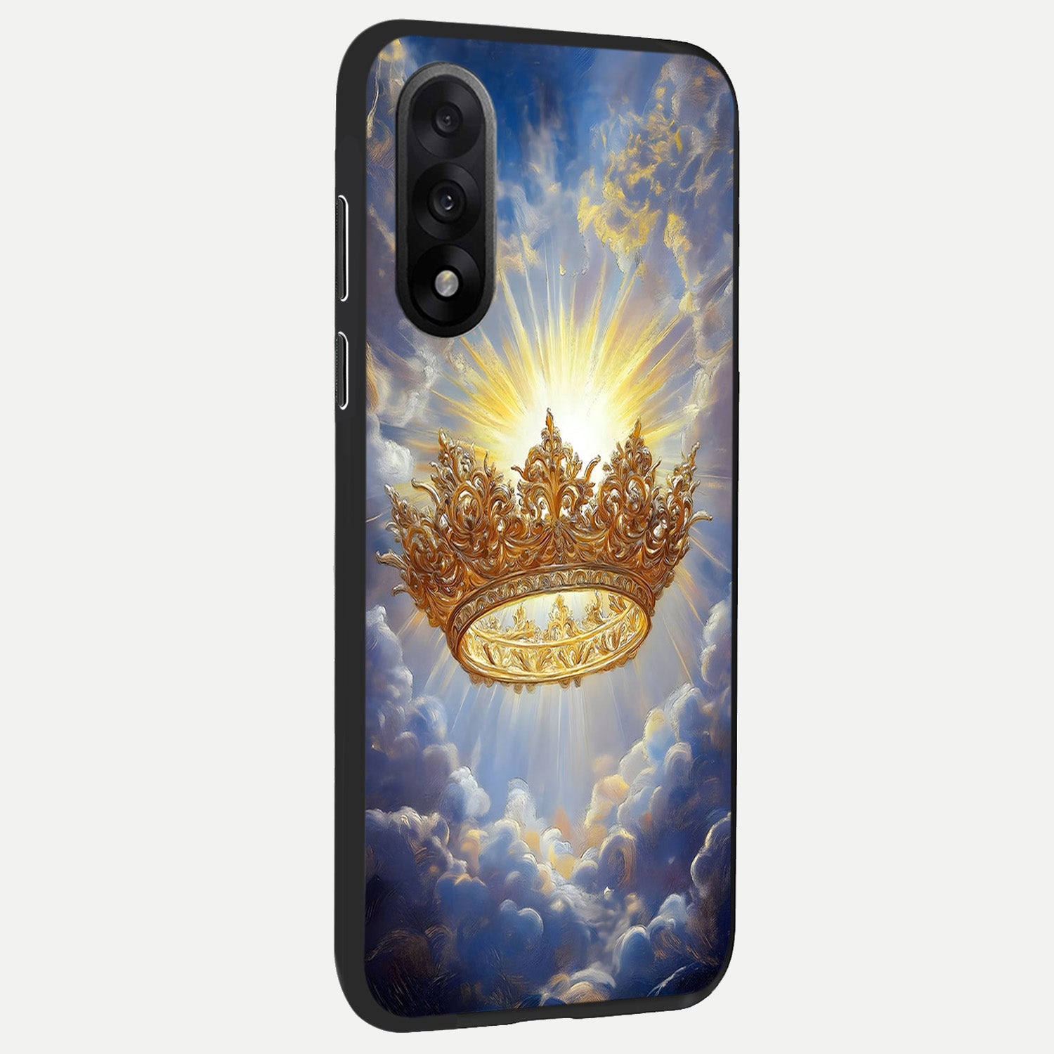  Heavenly Crown Light back cover For Oneplus Nord 5 slim fit glass case with vibrant aesthetic design