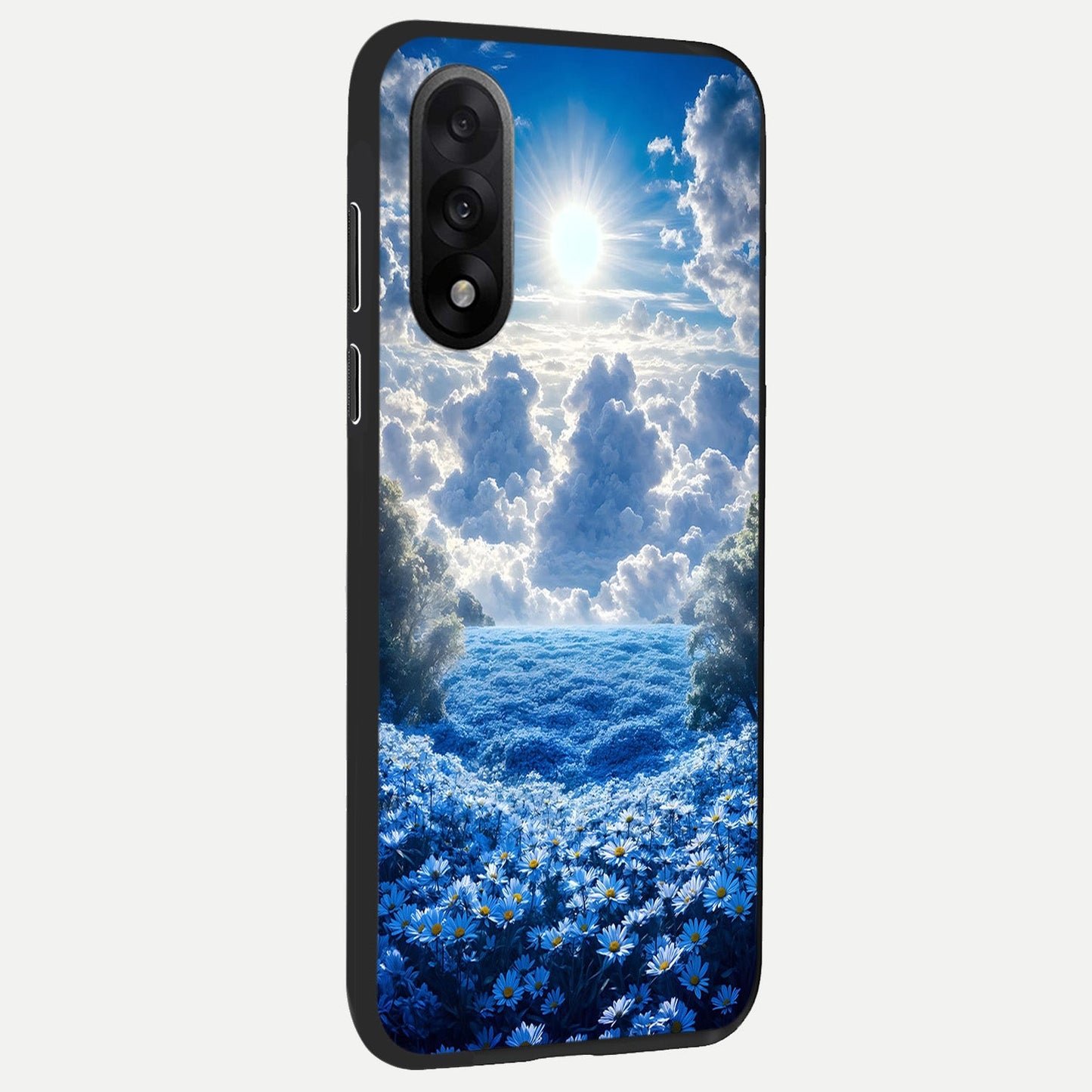  Heavenly Daisy Horizon back cover For Oneplus Nord 5 slim fit glass case with vibrant aesthetic design