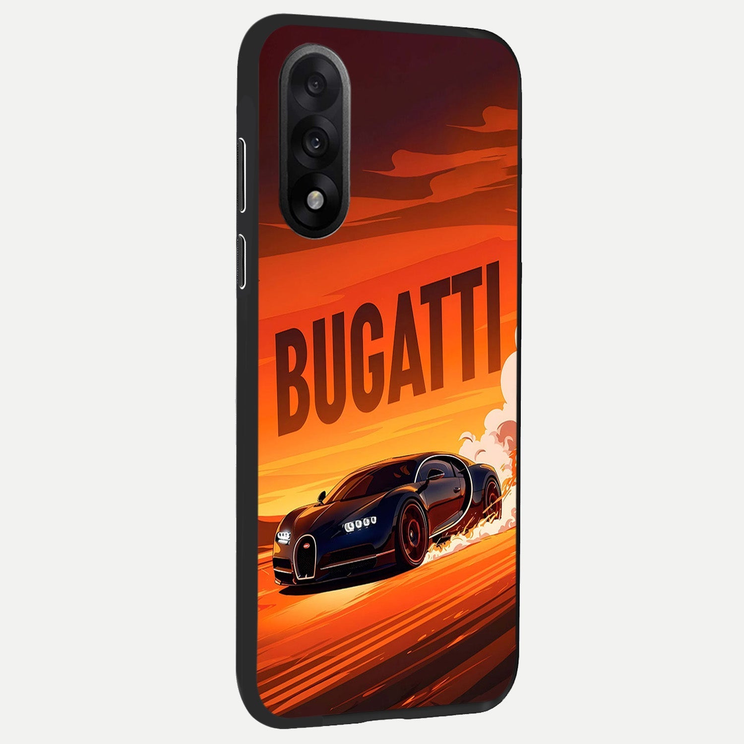  Inferno Bugatti Storm back cover For Oneplus Nord 5 slim fit glass case with vibrant aesthetic design