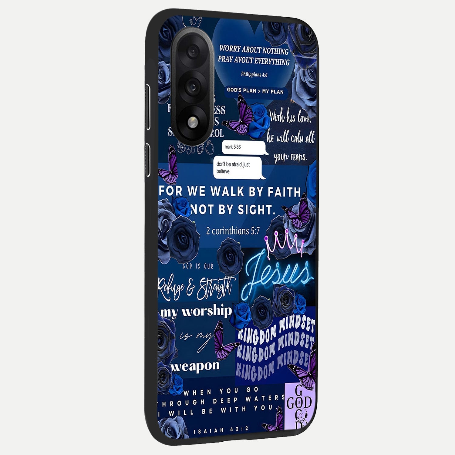  Kingdom Faith Glow back cover For Oneplus Nord 5 slim fit glass case with vibrant aesthetic design